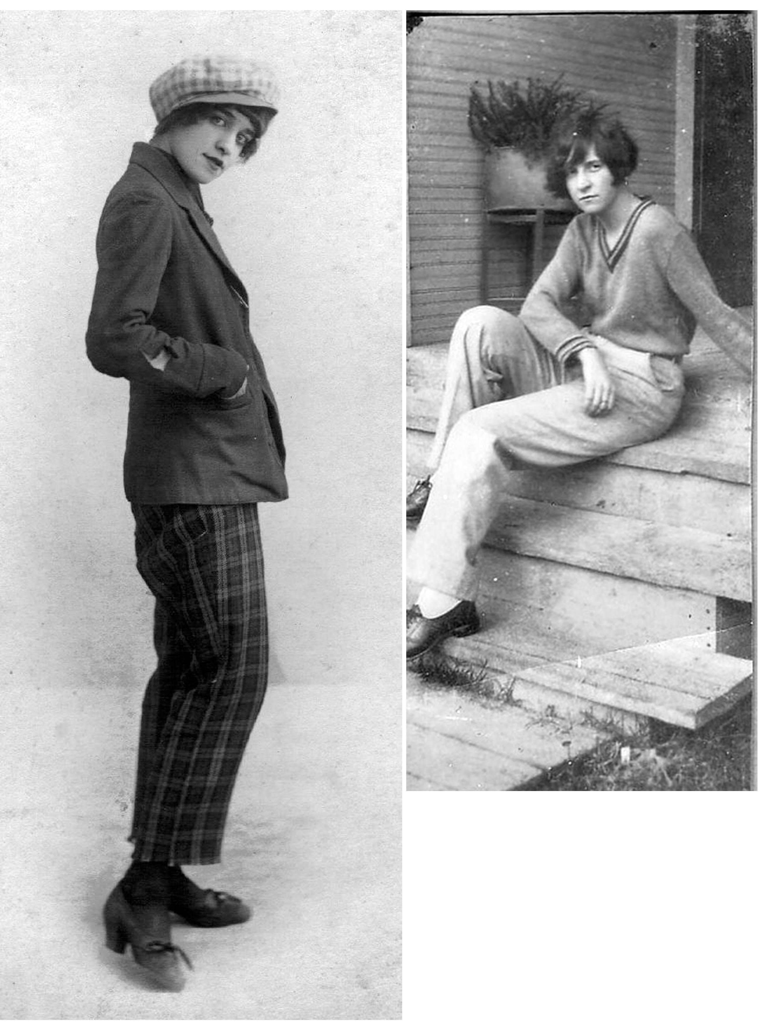 1920s PHOTO Woman ahead of her time Wears Pants for portrait Antique  Photograph 1250 via Etsy  1920s fashion Fashion Women pants outfit