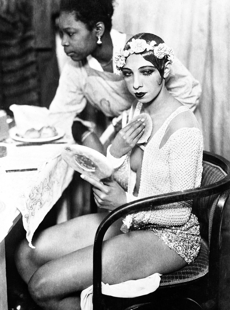 Vienna, Austria - Original caption: 1928 - Josephine Baker getting ready in her dressing room. She is depicted putting on make-up looking into a mirror. Image by © Bettmann/CORBIS